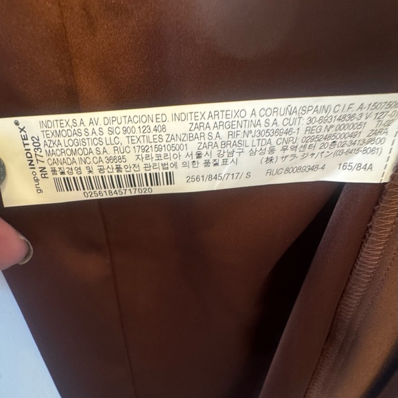 ZARA V-NECK CUTOUT DRESS- S - Picture 8 of 11